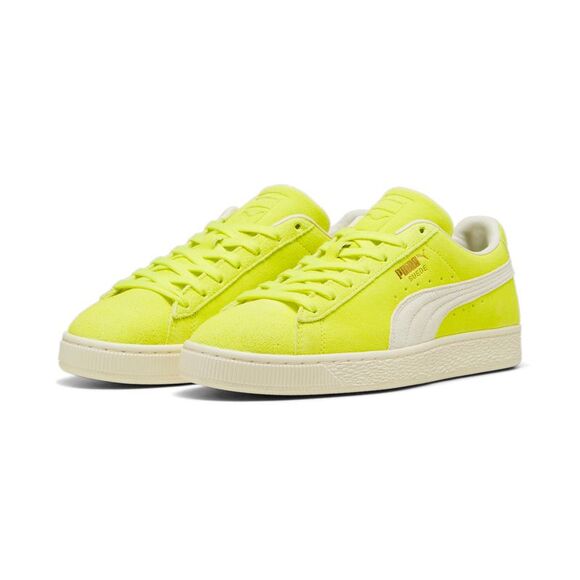 Puma Mens Suede Neon Yellow Shoes (NWT) - Picture 5 of 5